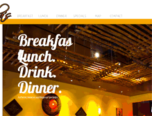 Tablet Screenshot of ameliasrestaurant.com